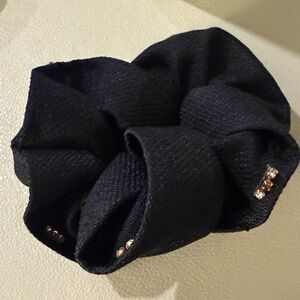 Elegant Black Hair Scrunchie